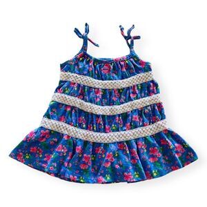 Roxy Girl Floral Dress and Bloomers Set Size 18 Months